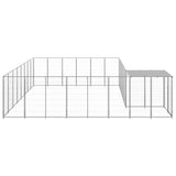 Dog Kennel Silver 15.73 m Steel 3082233