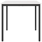 Dining Table White 80 x 80 x 75 cm Solid Pine Wood 892784