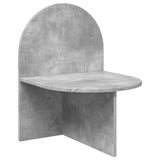 Bedside Table 2 pcs Concrete Grey 48 x 49 x 65 cm 8001120