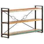 3-Tier Bookcase 140x30x80 cm Solid Reclaimed Wood 320633