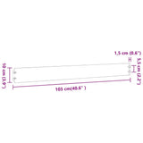 Lawn Edgings 10 pcs 10x103 cm Stainless Steel 860134