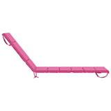 Sunlounger Cushion GEMERT 100% Polyester Pink 200 x 60 x 3 cm 948524