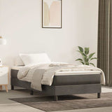Pocket Spring Bed Mattress Medium Dark Grey 100x190x20 cm Twin 347860