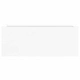 Floating Wall Shelves 4 pcs High Gloss White 60x23.5x3.8 cm MDF 323750