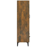 Highboard Smoked Oak 70x31x115 cm Engineered Wood 817480