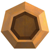 Planter Rusty 50 x 50 x 40 cm Weathering Steel 884064
