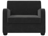 Armchair Black Velvet 42043453