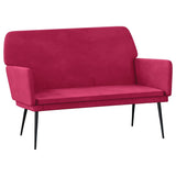 Bench Wine Red 108x79x79 cm Velvet 351386