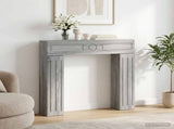 Fireplace Surround Grey Sonoma 102 x 18 x 100.5 cm 8006612