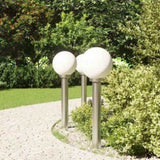 Bollard Lights 3 pcs 80 cm Stainless Steel IP44 4006096