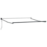 Retractable Awning Anthracite 300 x 250 cm Aluminium 362031