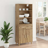 Highboard Artisan Oak 69.5 x 34 x 180 cm Engineered Wood 3415943