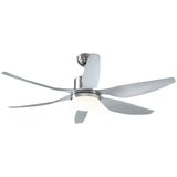 Reversible Ceiling Fan with Light, 6 Blades Indoor Modern Mount LED Lighting Fan with Remote T3398P341458