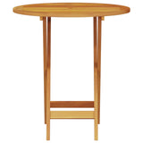 Folding Bistro Set Folding 3 pcs Brown Solid Acacia Wood 3375695