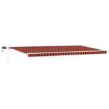Retractable Awning Orange and brown 600 x 350 cm 3331702