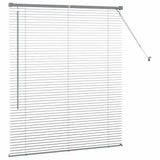 Venetian Blinds Dark Grey 130 x 120 cm Aluminium 42006051