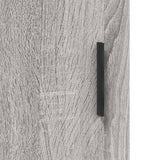 Highboard Grey Sonoma 69.5x34x180 cm Engineered Wood 3190043