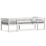 Kids' Bed Frame without Mattress White 90x190 cm Single Solid Wood Pine 846868