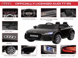 Kids Licensed Audi TT Ride-On Car 12V Battery w/ Remote Suspension Headlights and MP3 Player T3398P348161