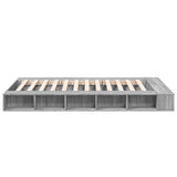 Bed Frame without Mattress Grey Sonoma 120x200 cm 3280487