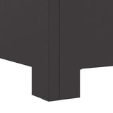 Fire Pit Black 60 x 60 x 30 cm Steel 858962