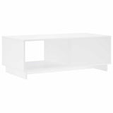 Coffee Table High Gloss White 95 x 50.5 x 35 cm Engineered Wood 8011445