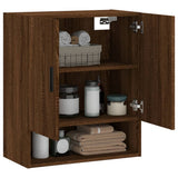 Wall Cabinet Brown Oak 60x31x70 cm Engineered Wood 829931