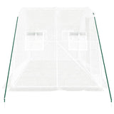 Greenhouse with Steel Frame White 8 m 4x2x2 m 364083
