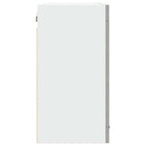 Hanging Glass Cabinet Lyon Concrete Grey 80x31x60 cm 856118