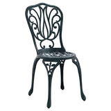Garden Bistro Set 3 pcs Green Aluminium 42002385
