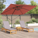 Roma Parasol Red 286 x 284 x 265 cm Aluminium and Polyester 42003342
