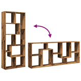 Room Divider Bookcase Old Wood 67x25x161.5 cm Engineered Wood 858082