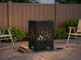 Fire Pit Black 47 x 38 x 75 cm Steel 8012586