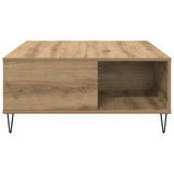 Coffee Table Artisan Oak 80 x 80 x 36.5 cm Engineered Wood 881667