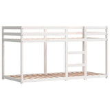 Bunk Bed without Mattress Pink 75x190 cm Small Single Solid Wood Pine 3283915