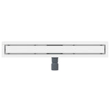 2 in 1 Shower Drain Silver 80 cm Stainless Steel 304 42015940