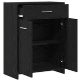 Bathroom Cabinet Black Oak 60 x 33 x 80 cm Engineered Wood 862551