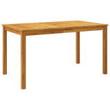 Garden Dining Set Natural Wood Solid Acacia Wood 4-Seater 3295257