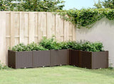 Garden Planter Brown 160x120x53 cm PP 367865