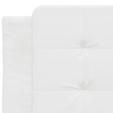 Bed Frame without Mattress "Zadar" White 90x200 cm Faux Leather 3208157