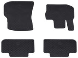 Car Mat 4 pcs Black suitable for BMW X3, X4 2018-4D Aft Rubber 42029139