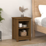 Bedside Cabinets 2 pcs Honey Brown 40x35x55 cm Solid Wood Pine 820963