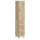 Cabinet Set 2 pcs Sonoma Oak 33 x 34.5 x 90 cm Engineered Wood 3416648