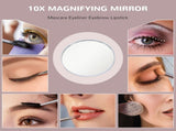 HOMCOM Vanity Mirror with Lights, Large Lighted Makeup Mirror with 3 Colour Lighting Modes, 10X T3398P378889