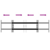 Security Grille for Windows with 2 Crossbars 3 pcs 63-114 cm 42031283