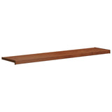 Window Sill Brown wood 120 x 35 x 4.5 cm PVC 42046918