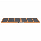 Dog Ramp Grey 120x30 cm Solid Wood Fir 172419