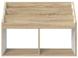 Kids Bookshelf Sonoma Oak 72.5 x 29.5 x 69 cm Engineered Wood 892381
