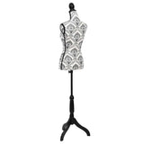 30021 Ladies bust Display bust black white