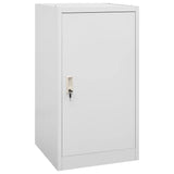 Saddle Cabinet Light Grey 53x53x105 cm Steel 339604
